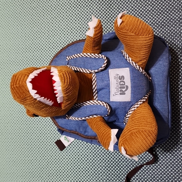 Naturally Kids Dinosaur Backpack - Picture 1 of 13